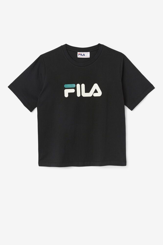 Fila T Skjorte Dame Svart Thea 628903-KGE